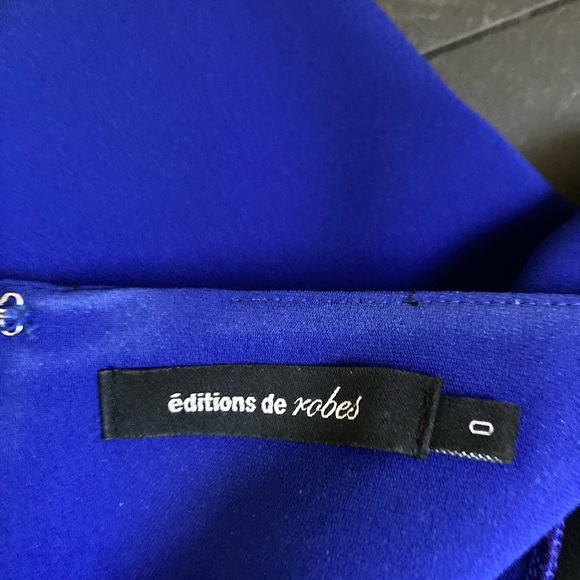 Royal Blue Dress by Editions des Robes - Picture 8 of 8